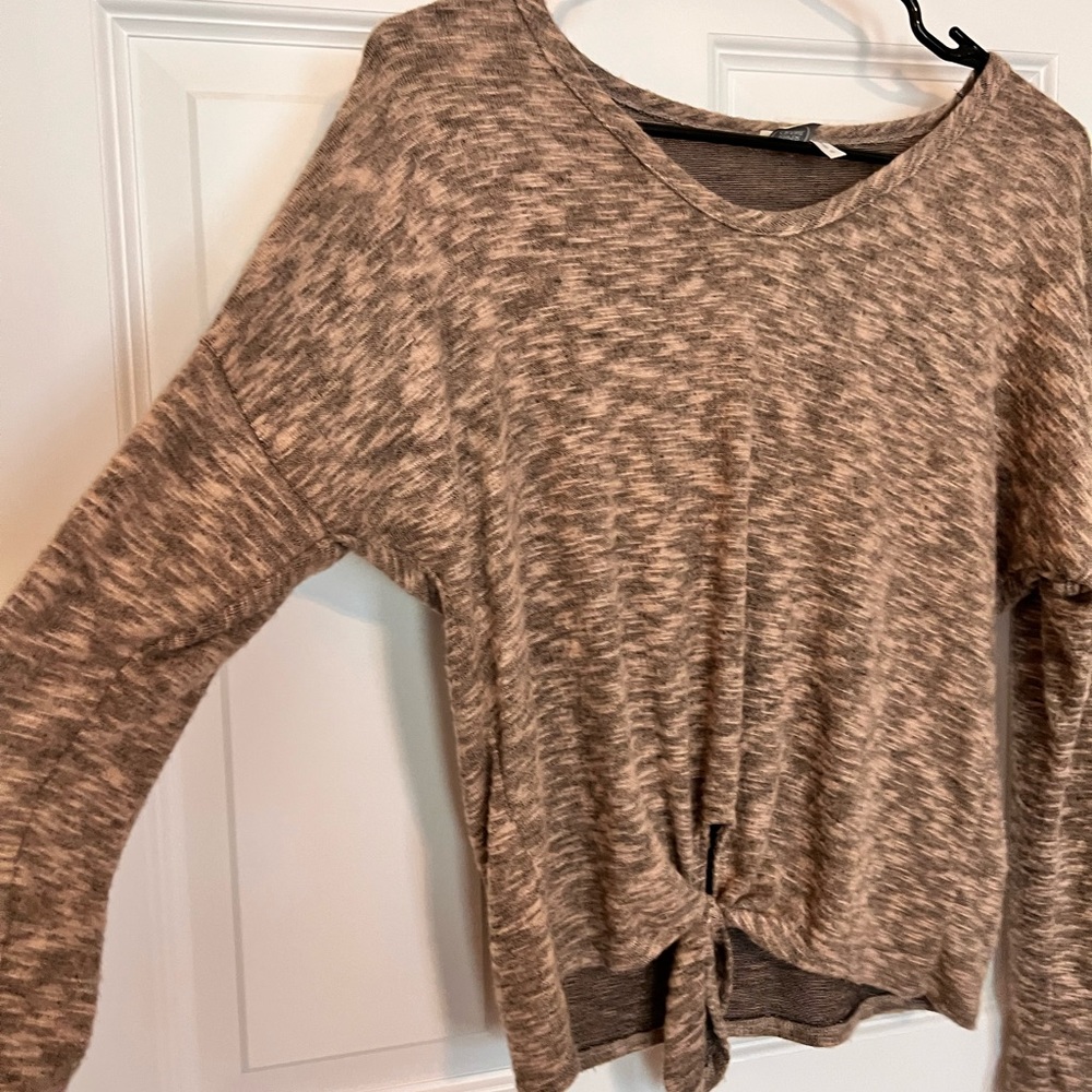 Paper Crane soft tie front top XS